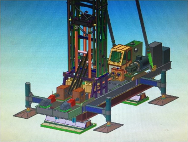 四軸水泥攪拌樁機(jī)